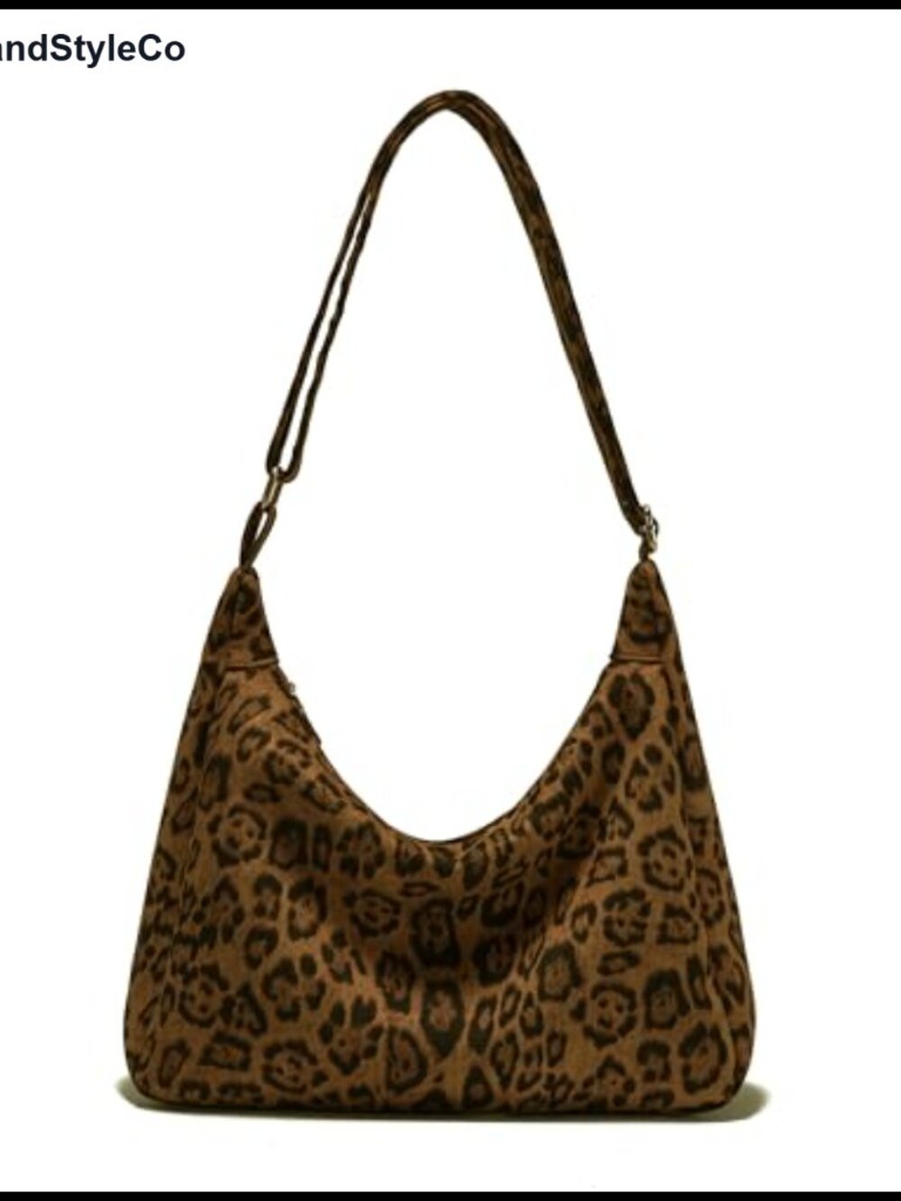 Slouchy Vegan Leather Hobo Crossbody Bag Foldable Shoulder Handbag Purse